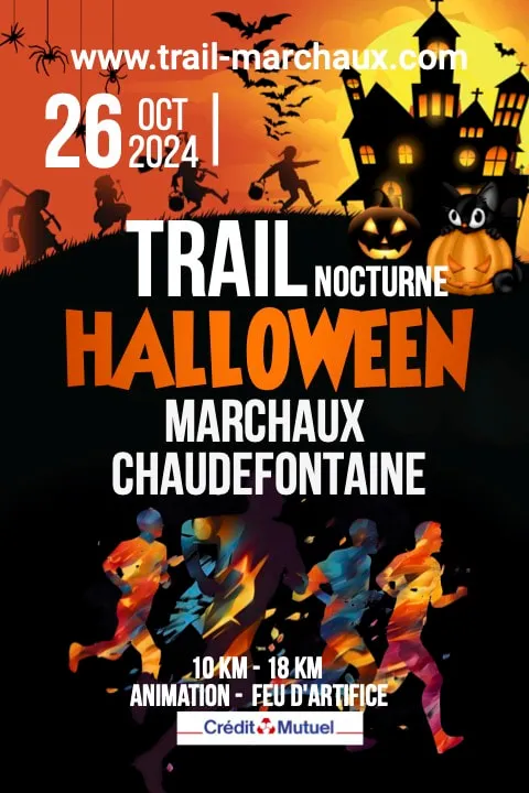 Trail nocturne d’Halloween Marchaux 2025 Inscription Résultats