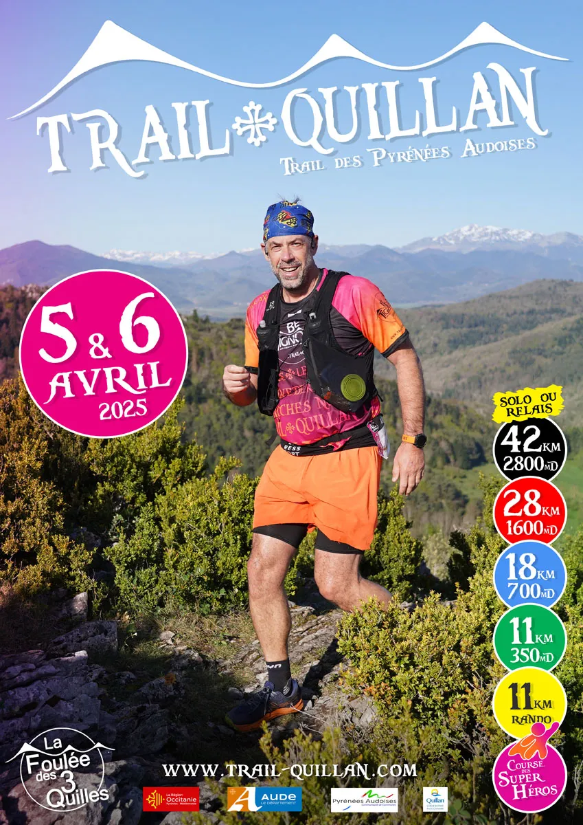 Trail Quillan – Trail des Pyrénées Audoises 2025 Inscription Résultats