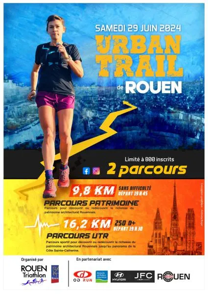 Urbain trail de Rouen 2025 Inscription Résultats