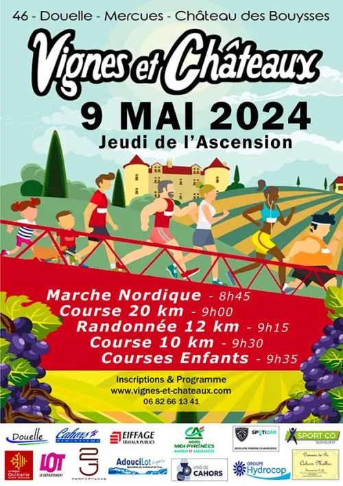 Vignes & Châteaux Douelle 2025 Inscription Résultats