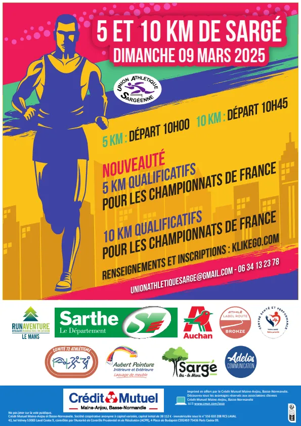 affiche de la course