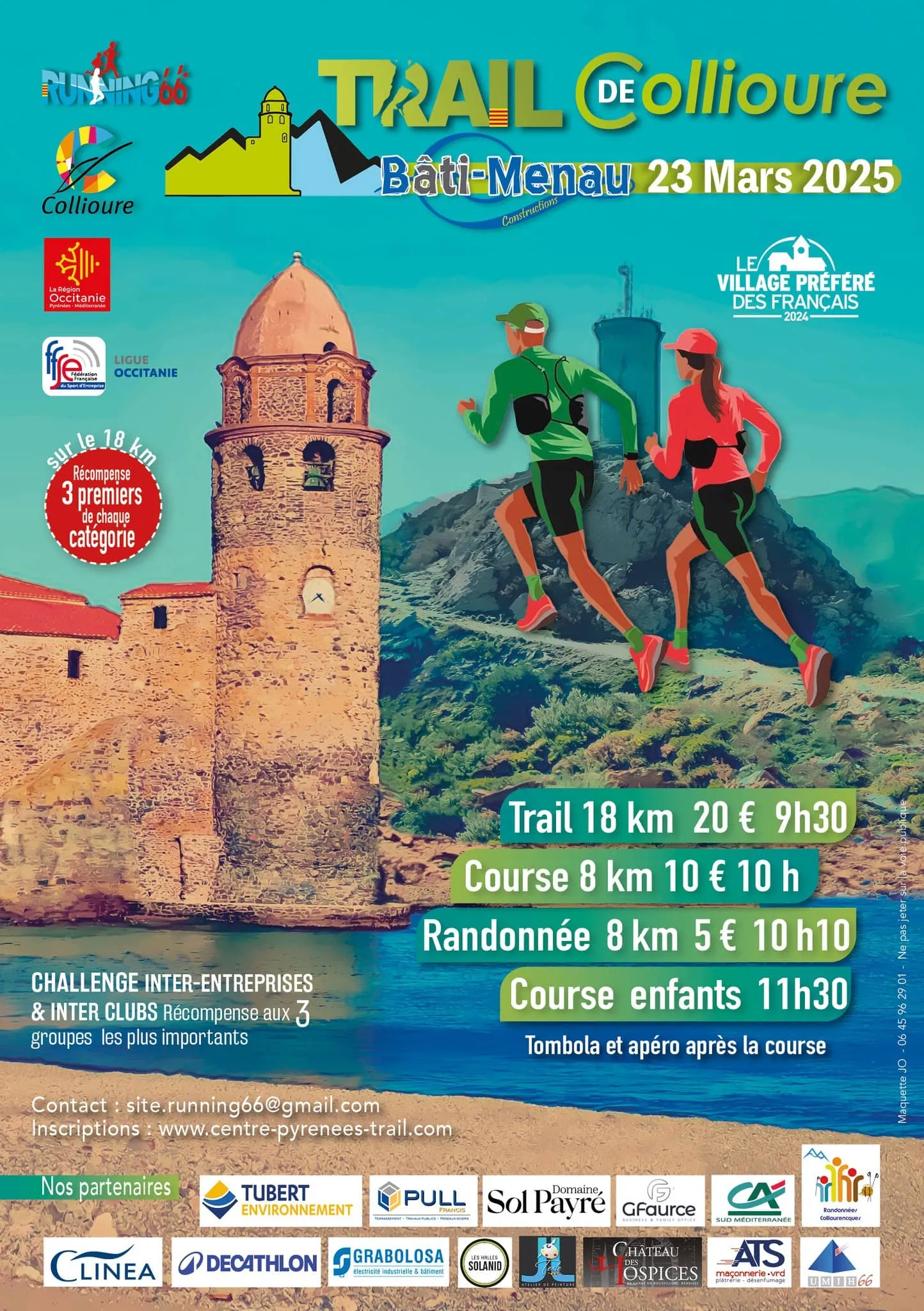 Trail de Collioure 2025 Inscription Résultats