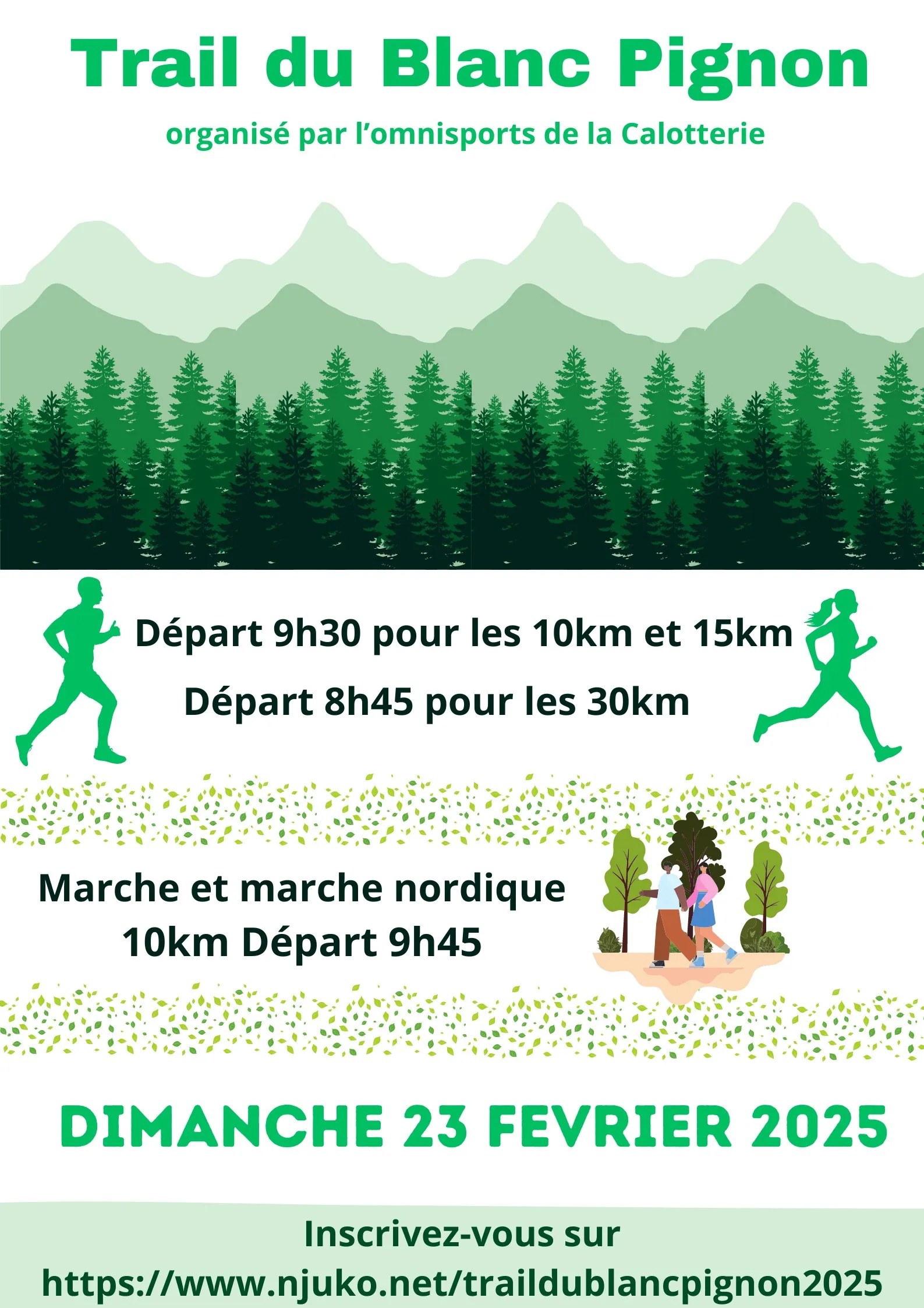 affiche de la course