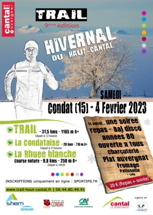 affiche de la course