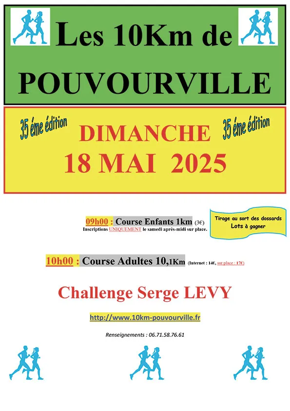 Les 10 km de Pouvourville 2025 Inscription Résultats