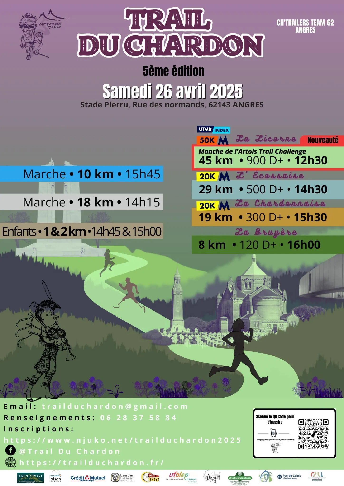 Trail du Chardon – Angres 2026 Inscription Résultats