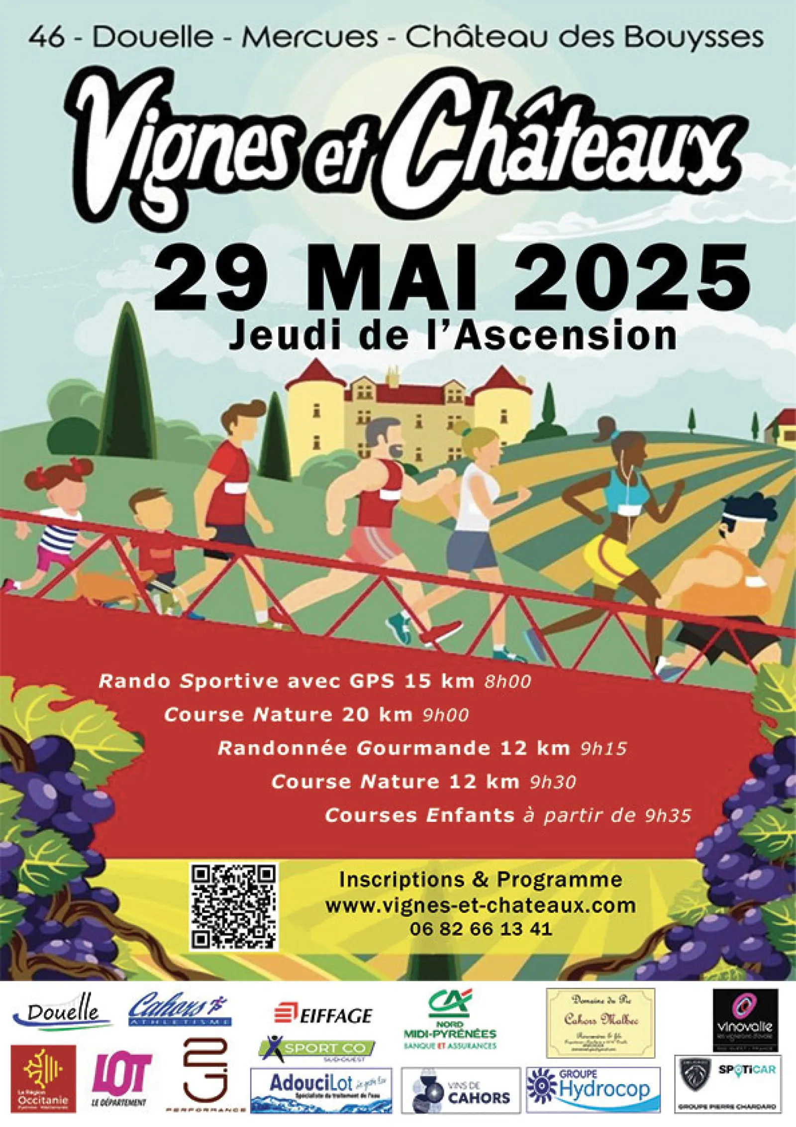 Vignes & Châteaux Douelle 2025 Inscription Résultats