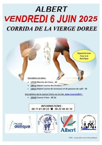 Corrida de la Vierge Dorée 2025 Inscription Résultats