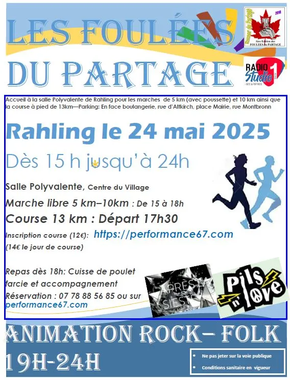 affiche de la course