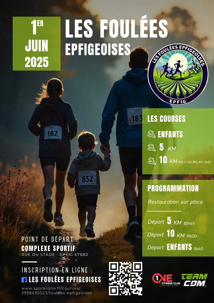 Foulées Epfigeoises 2025 Inscription Résultats