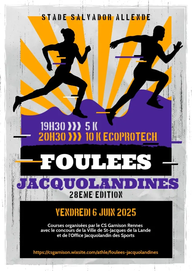 Foulées Jacquolandines 2025 Inscription Résultats