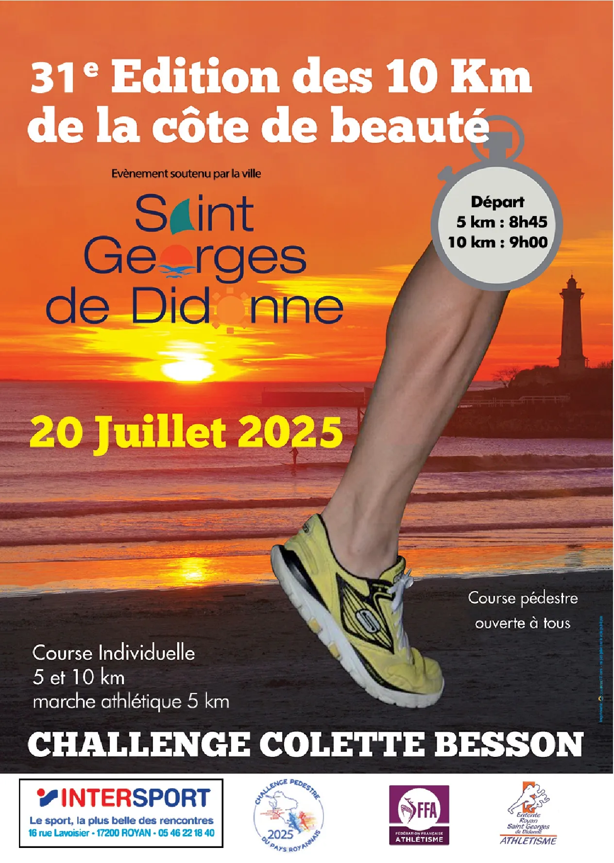 10 km de la Côte de Beauté 2025 Inscription Résultats