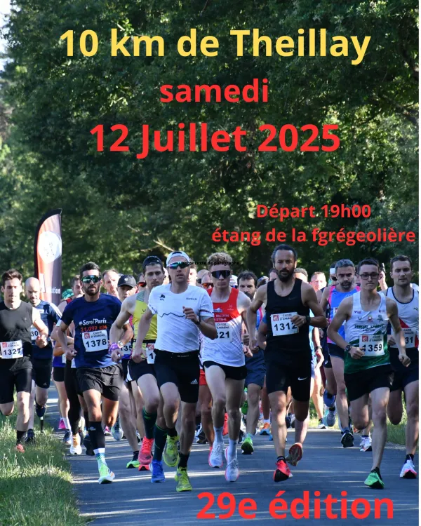 10 km de Theillay 2025 Inscription Résultats