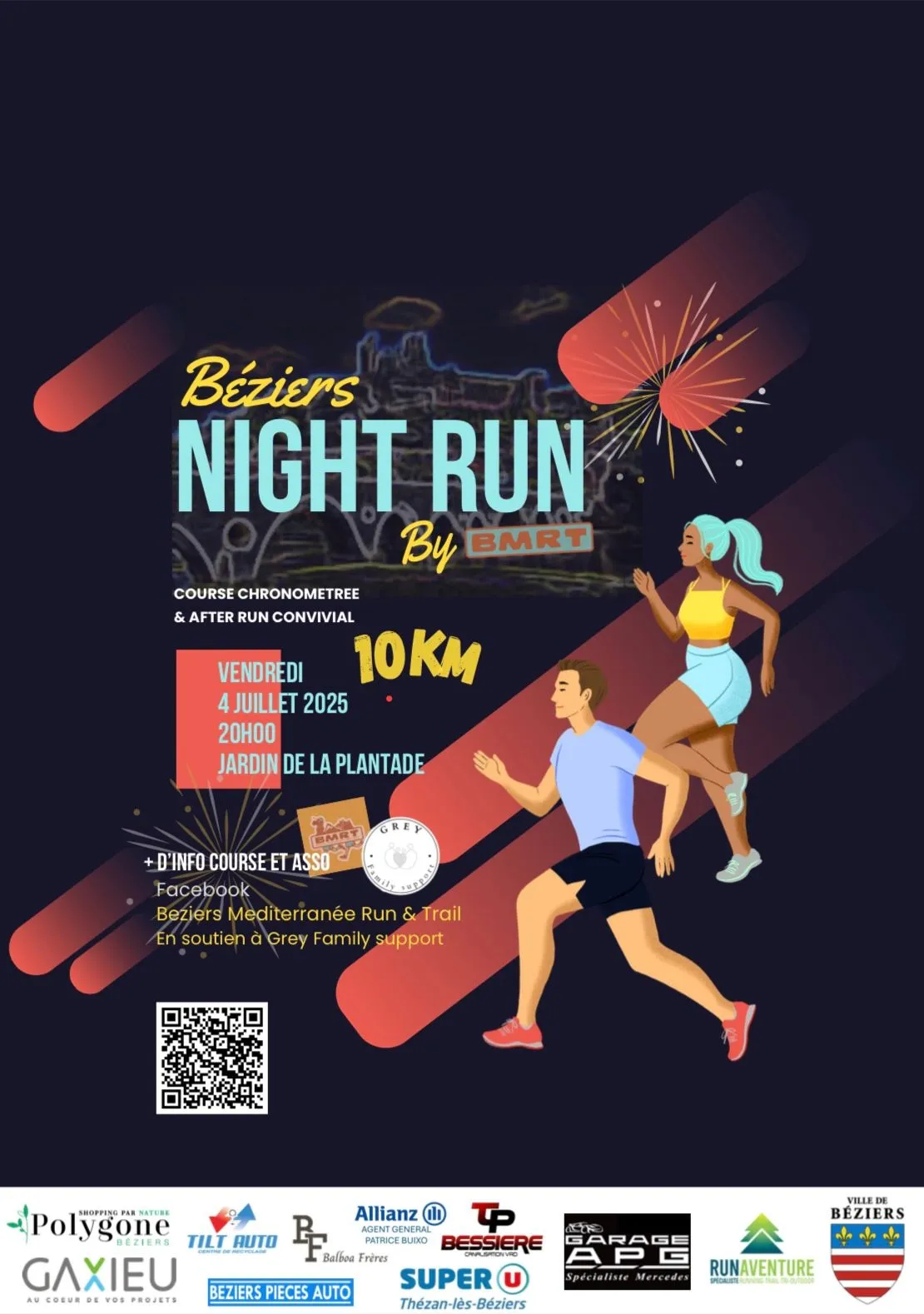 Béziers Night Run 2025 Inscription Résultats