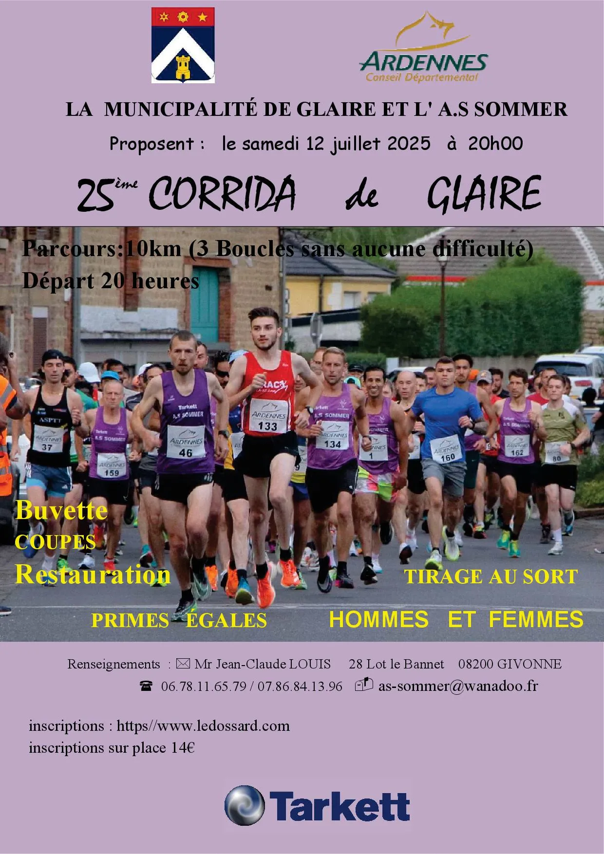 Corrida de Glaire 2025 Inscription Résultats