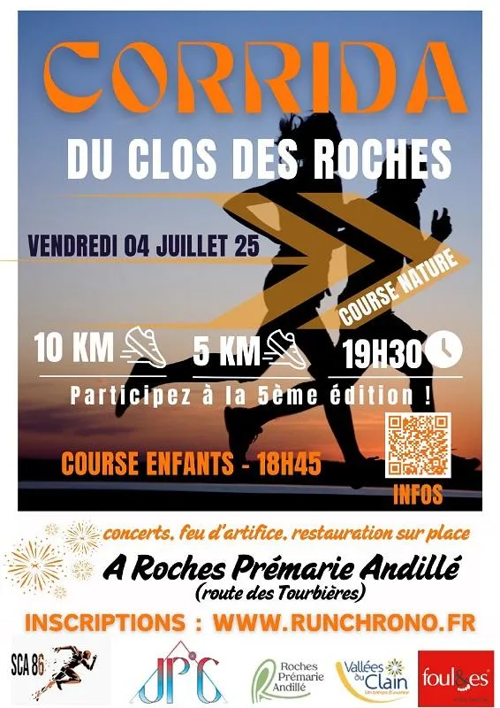Corrida du Clos des Roches 2025 Inscription Résultats