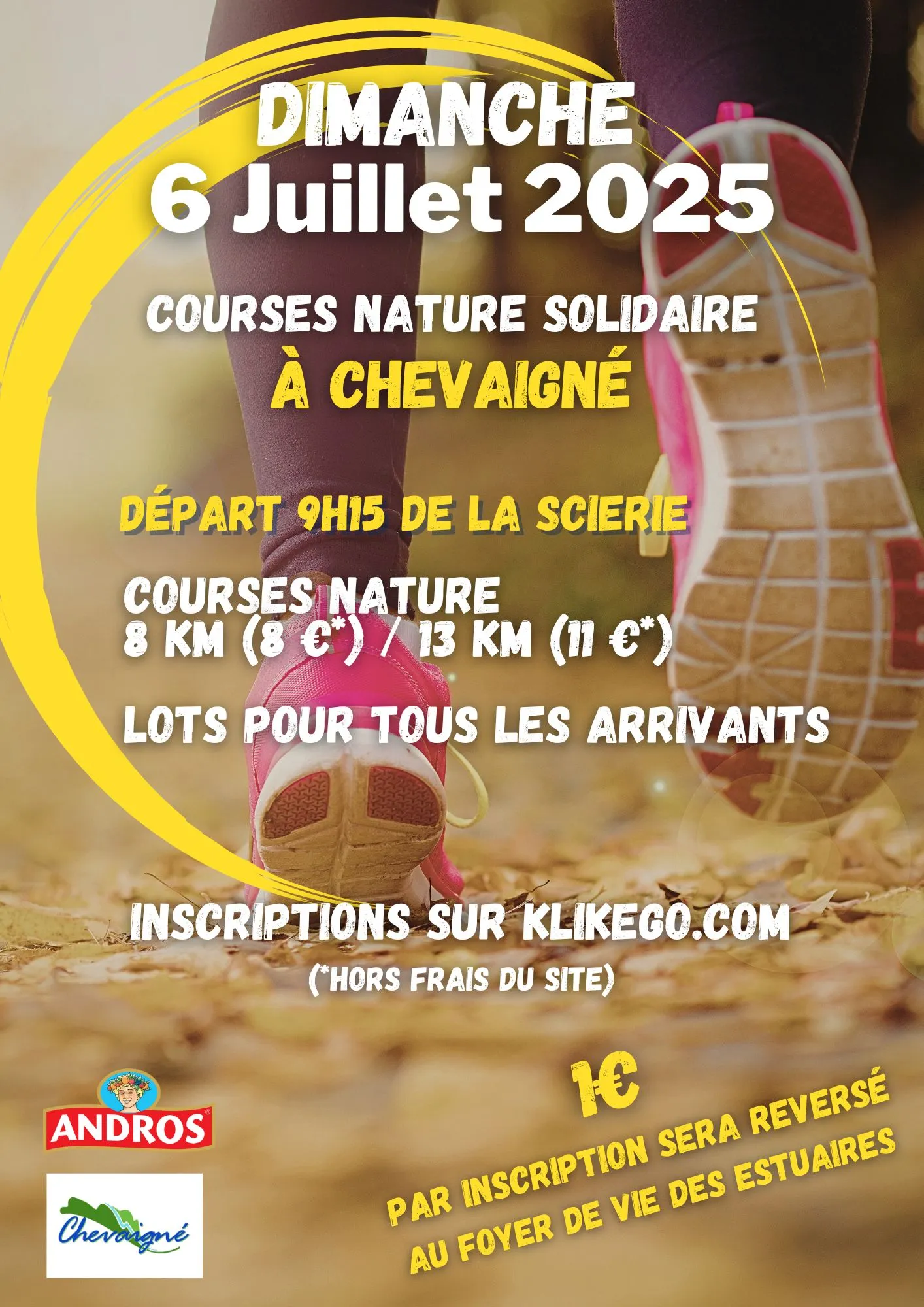 Course et marche nordique Chevaigné 2025 Inscription Résultats
