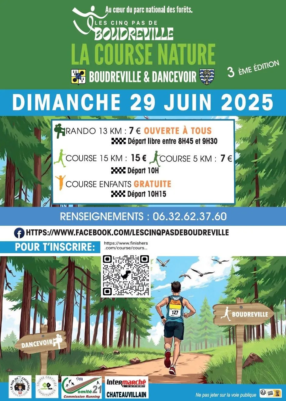 Course nature de Boudreville 2025 Inscription Résultats