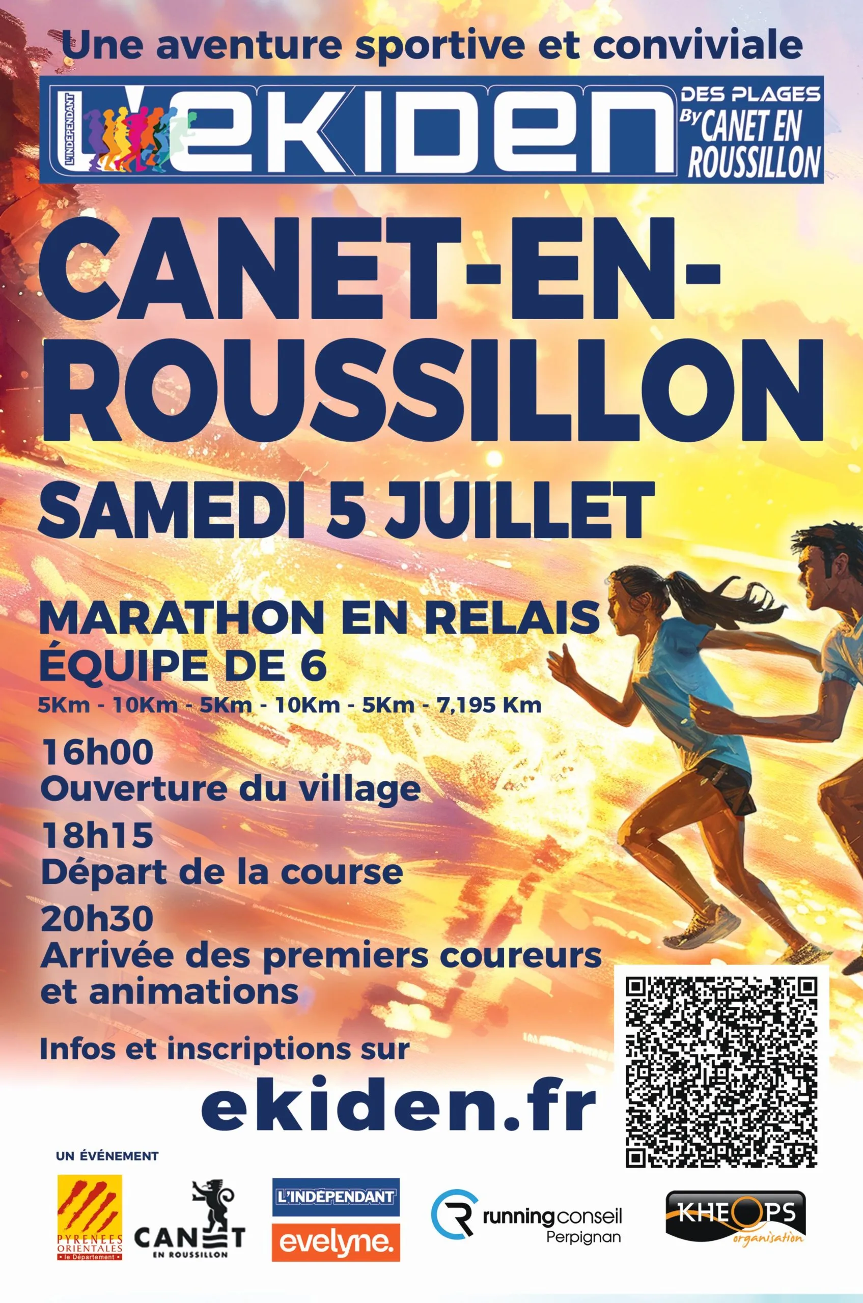 Ekiden des plages by Canet en Roussillon 2025 Inscription Résultats