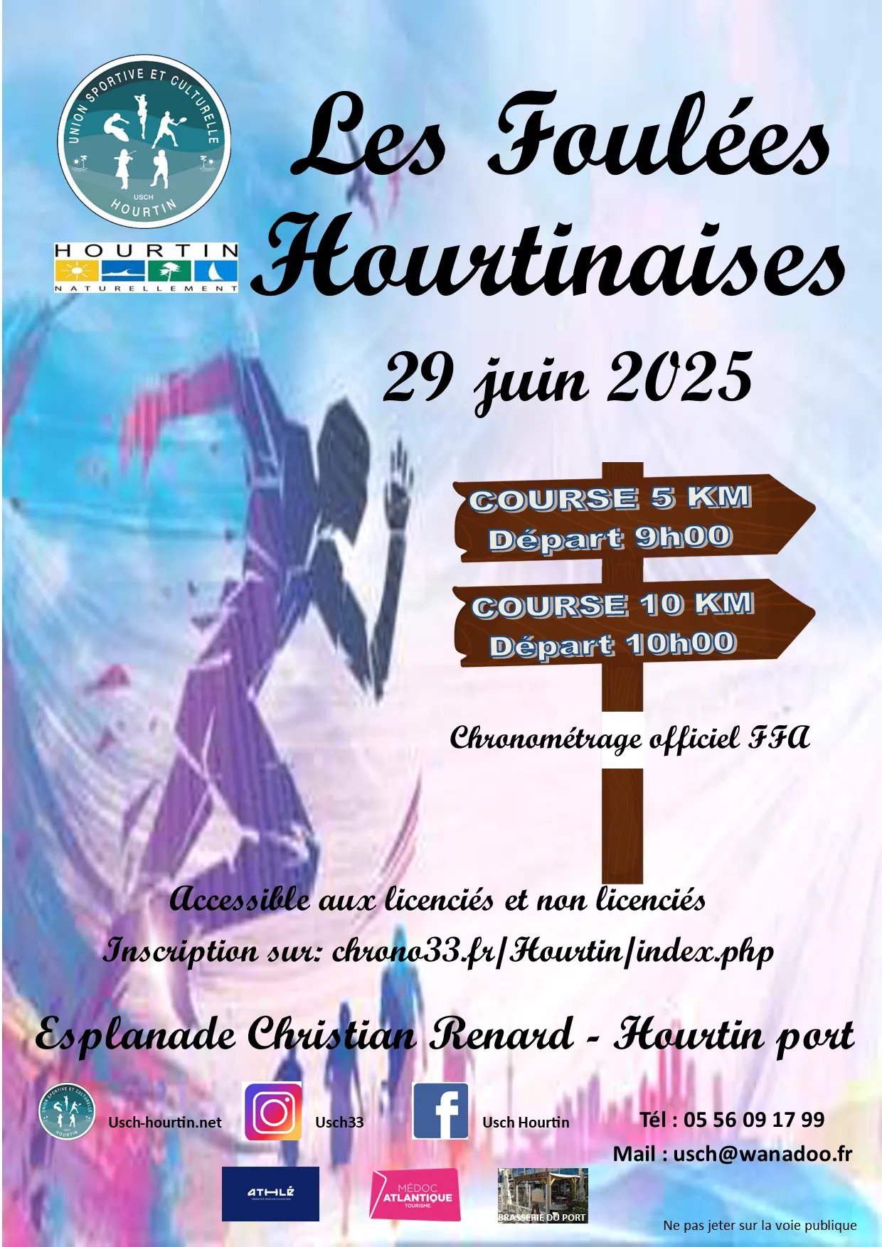 Foulées Hourtinaises 2025 Inscription Résultats