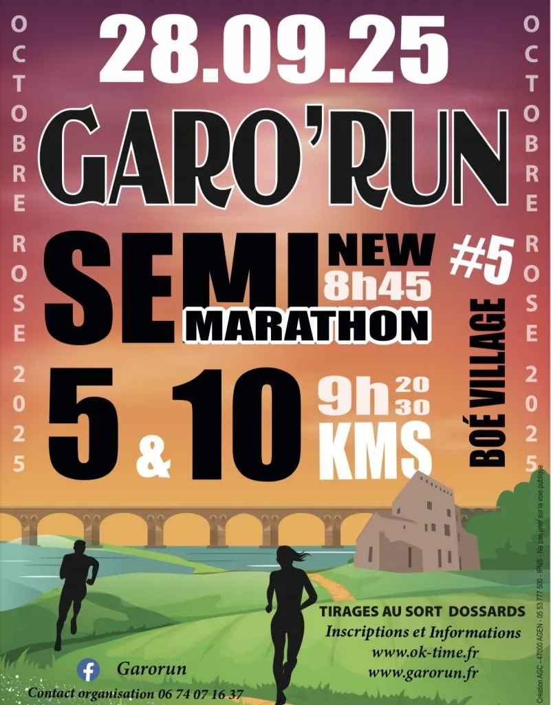 Garo’Run 2025 Inscription Résultats