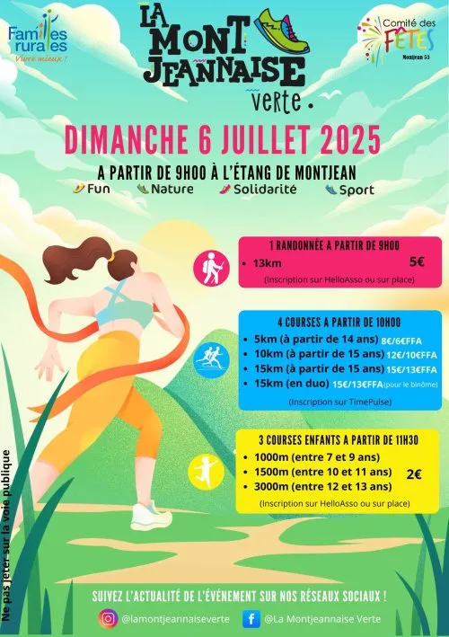La Montjeannaise verte 2025 Inscription Résultats
