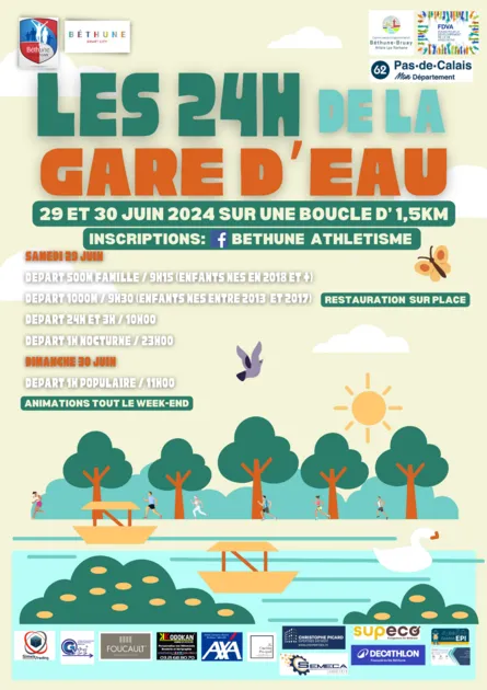 Les 24h de la Gare d’Eau 2025 Inscription Résultats