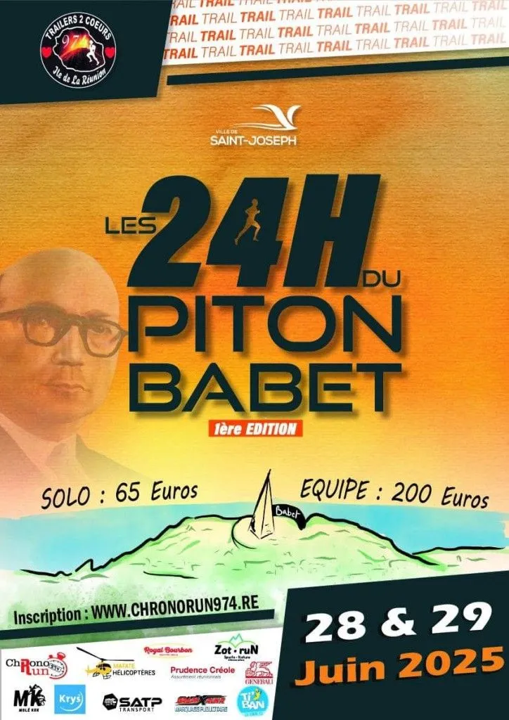Les 24 heures du Piton Babet 2025 Inscription Résultats