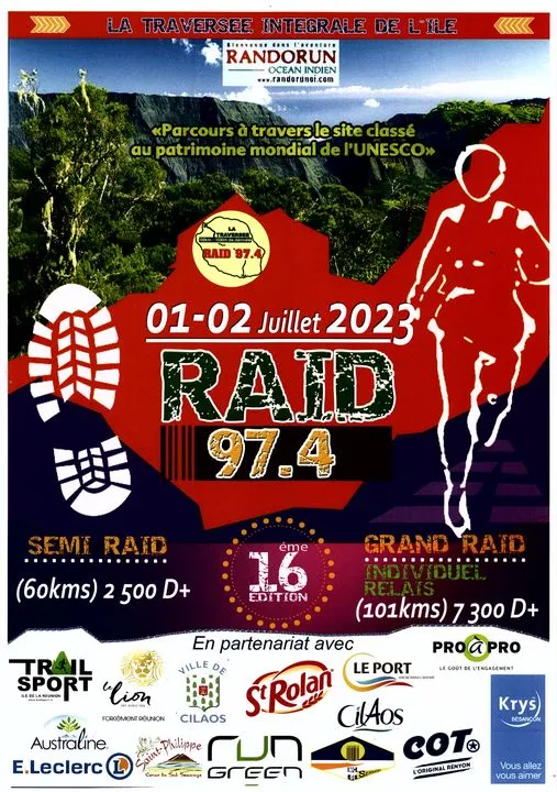 Raid 97.4 – semi-raid 97.4 2025 Inscription Résultats