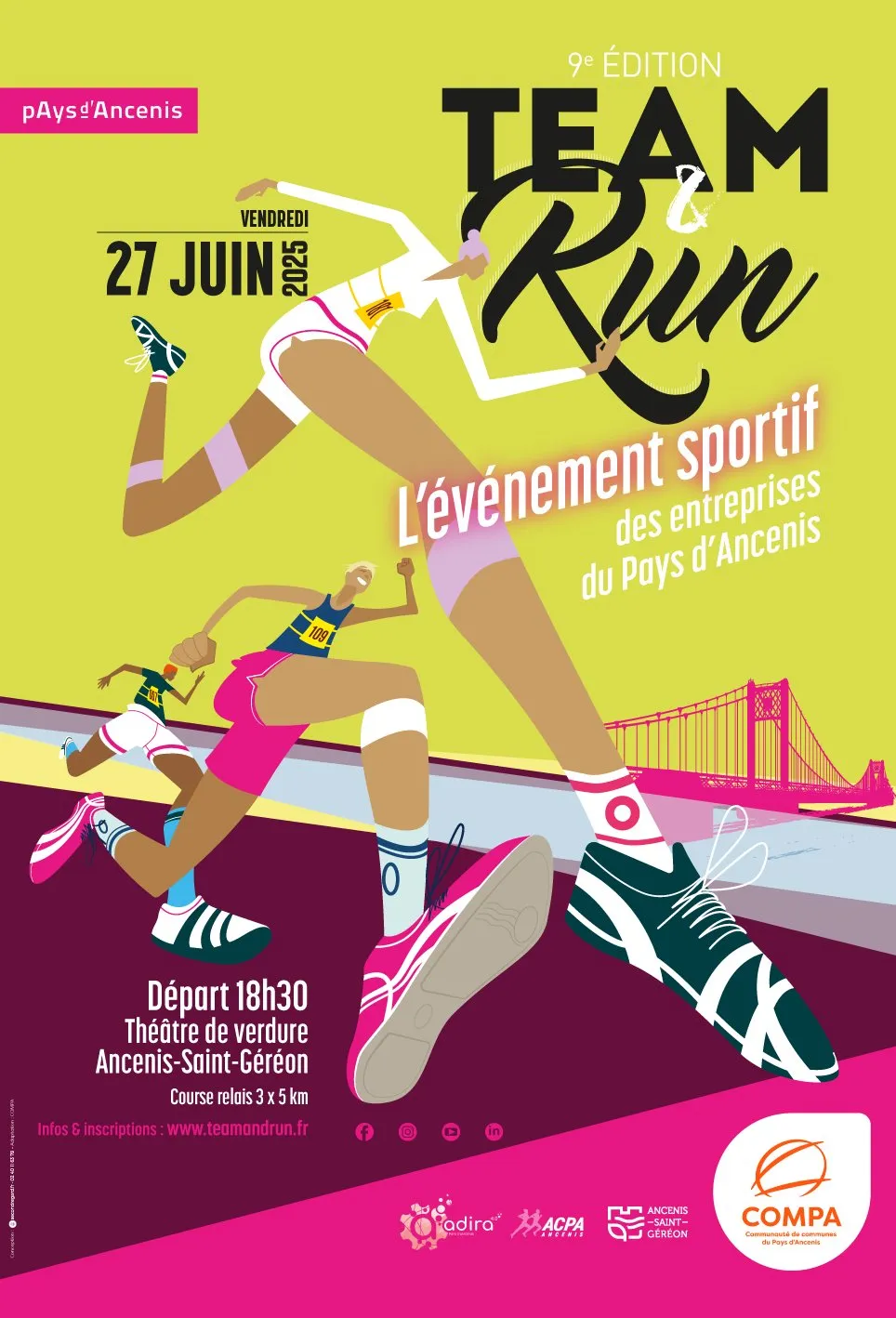 Team and Run Ancenis-Saint Géréon 2025 Inscription Résultats