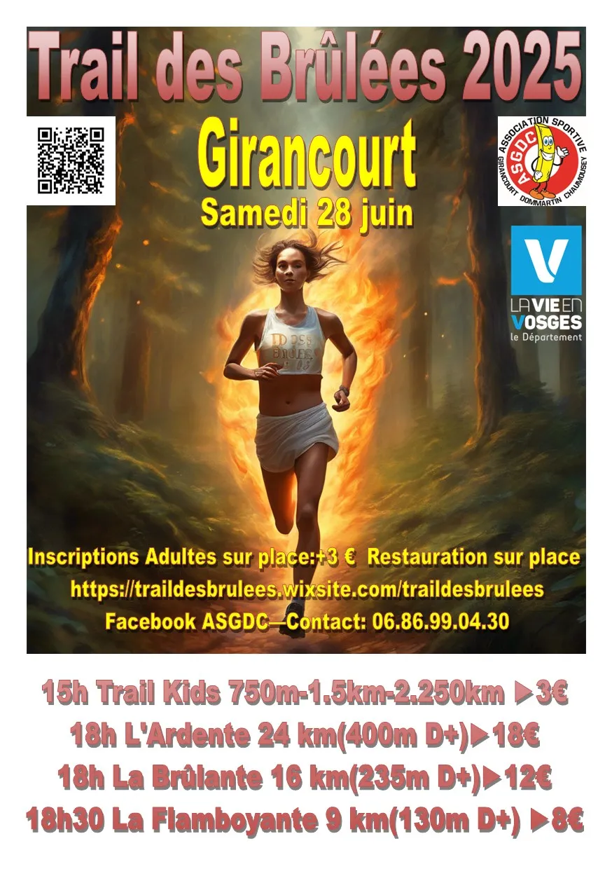 Trail des Brûlées 2025 Inscription Résultats