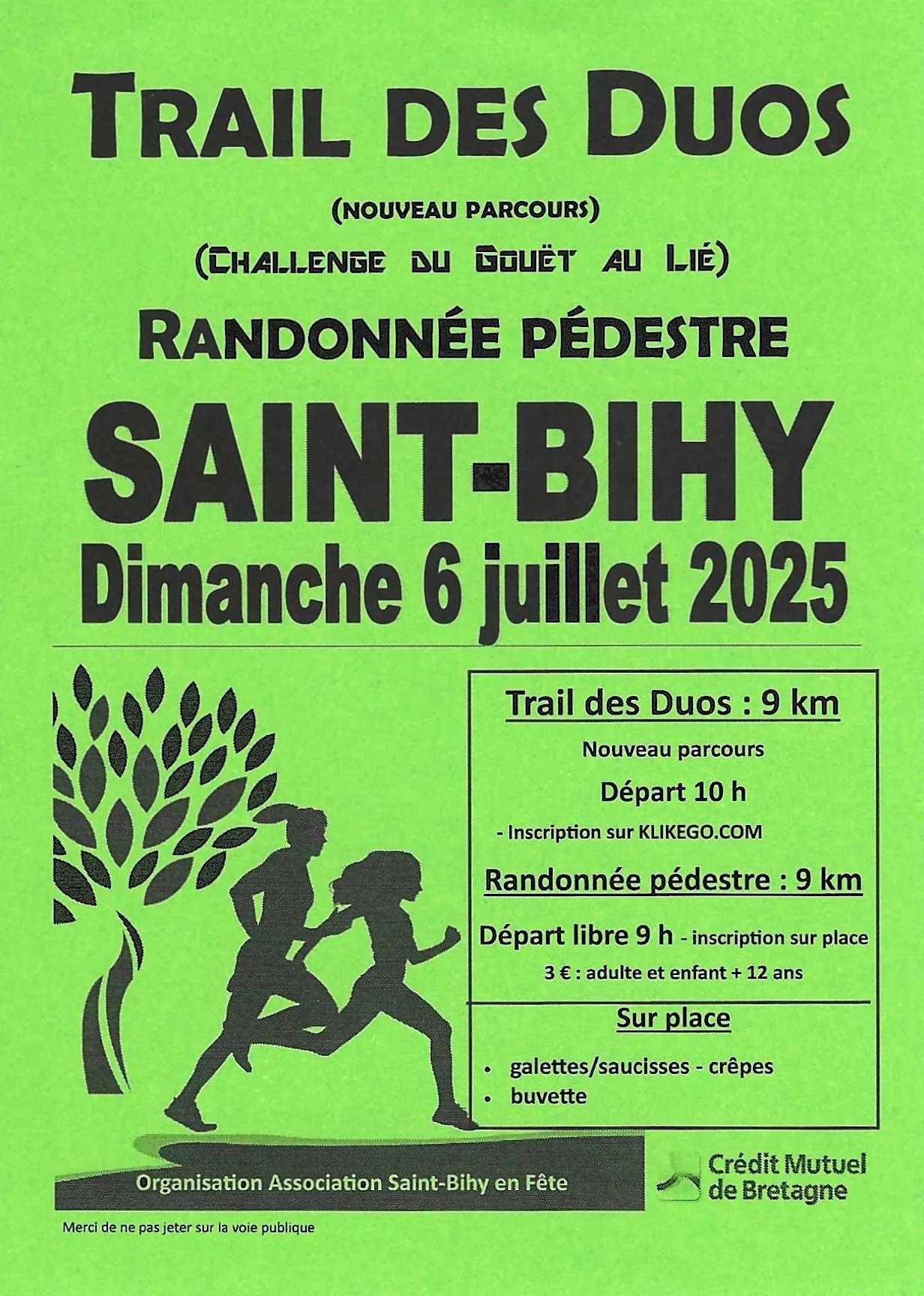 Trail des Duos – Saint-Bihy 2026 Guide Inscription Résultats