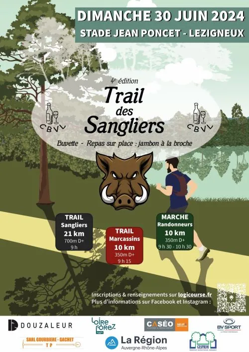 Trail des Sangliers – Lezigneux 2025 Inscription Résultats