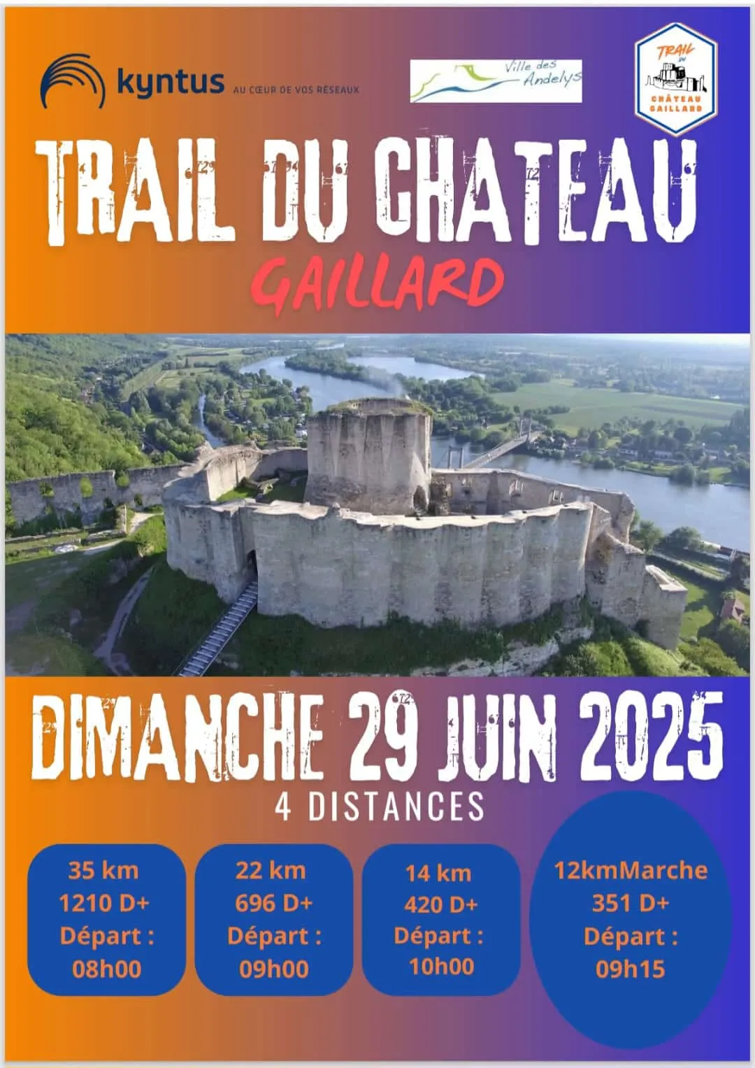 Trail du Château Gaillard 2025 Inscription Résultats