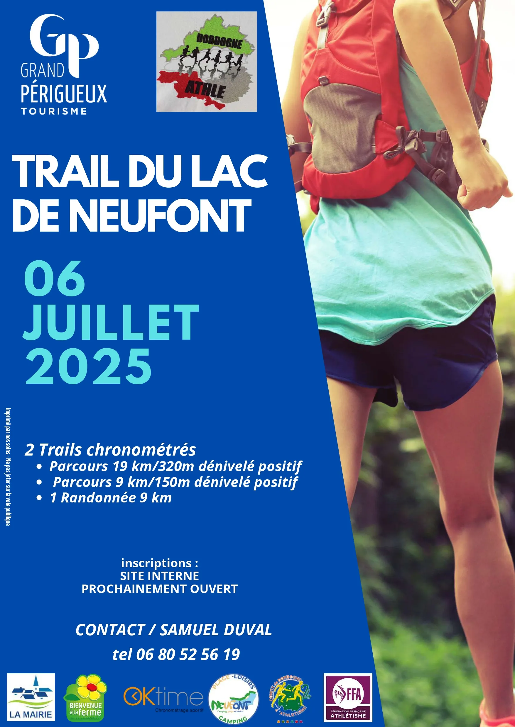 Trail du Lac de Neufont 2025 Inscription Résultats