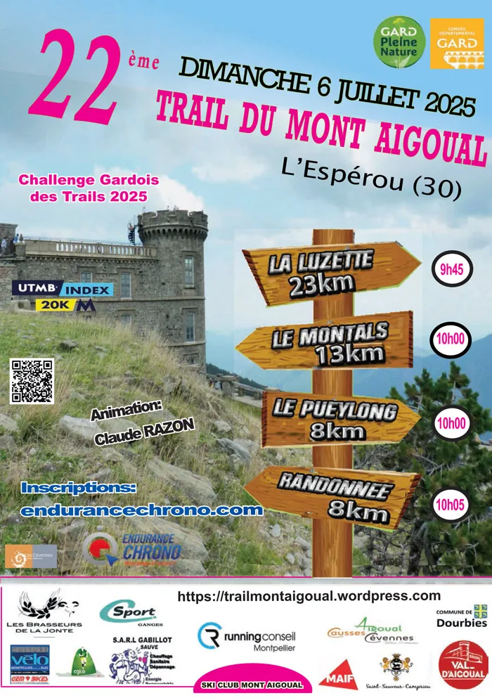 affiche de la course