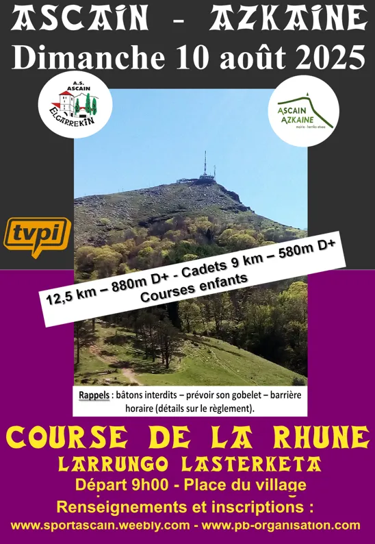 Course de la Rhune 2025 Inscription Résultats