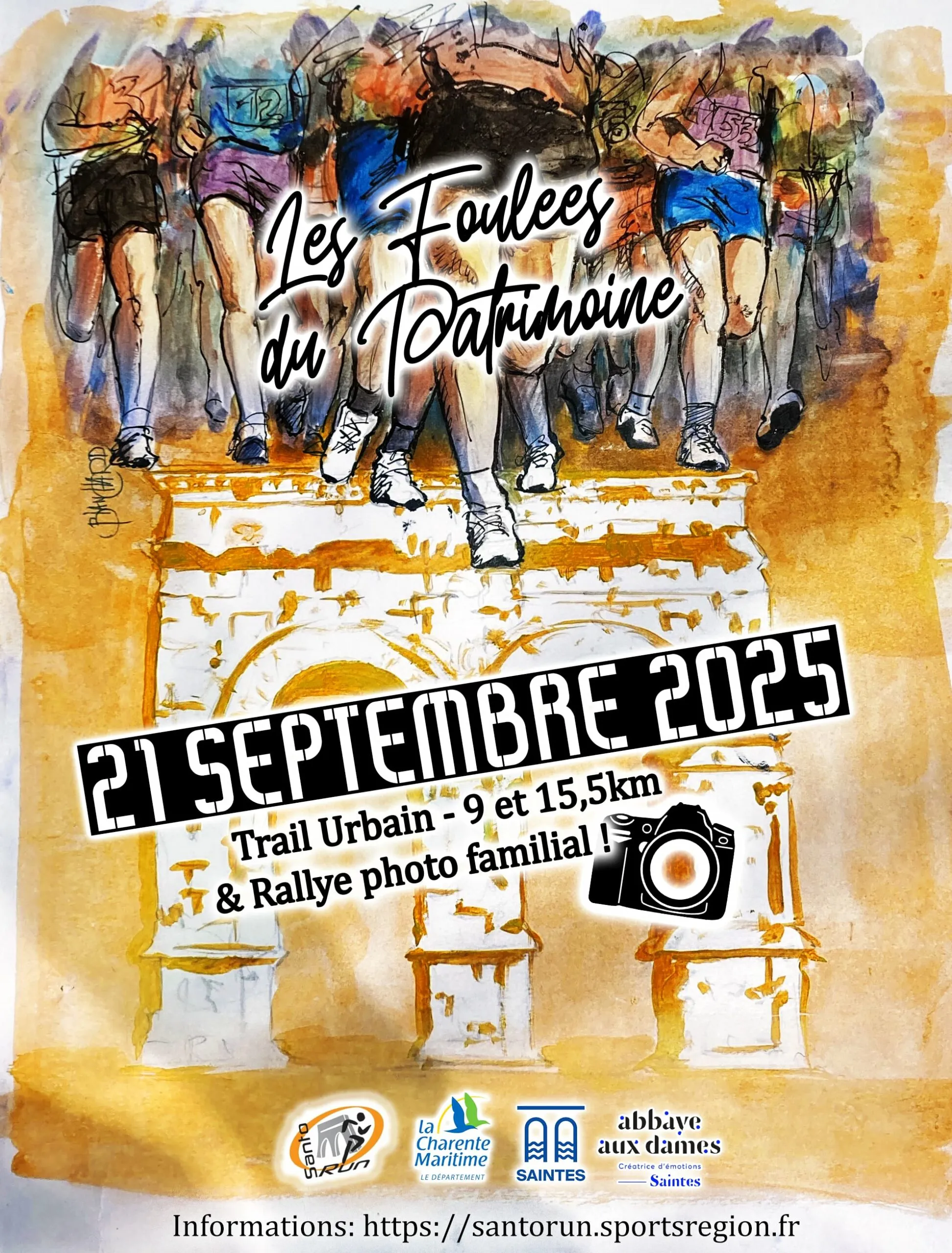 Foulées du Patrimoine – Saintes 2025 Inscription Résultats