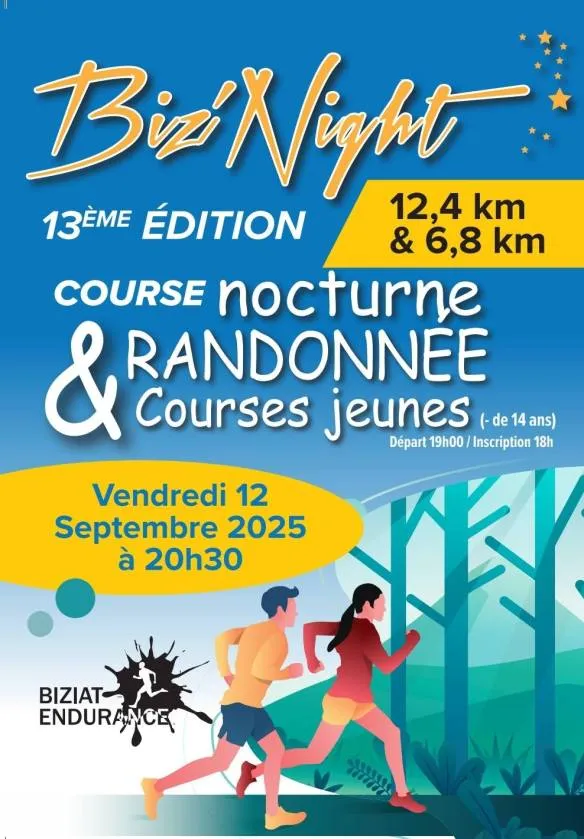La Biz’Night – Biziat 2025 Inscription Résultats