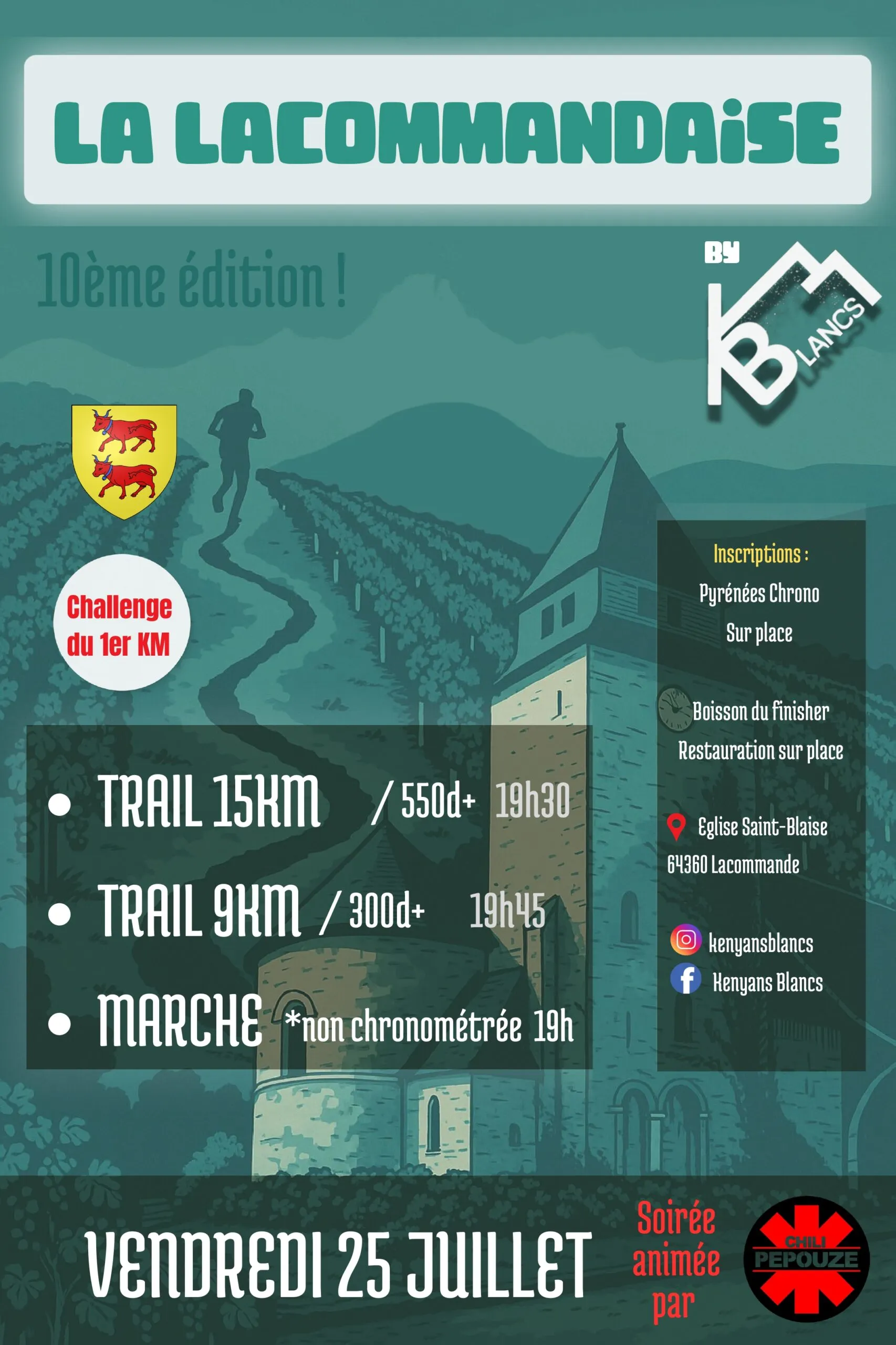 affiche de la course