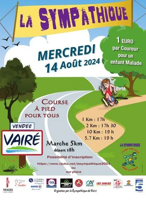 La Sympathique – Vaire 2025 Inscription Résultats