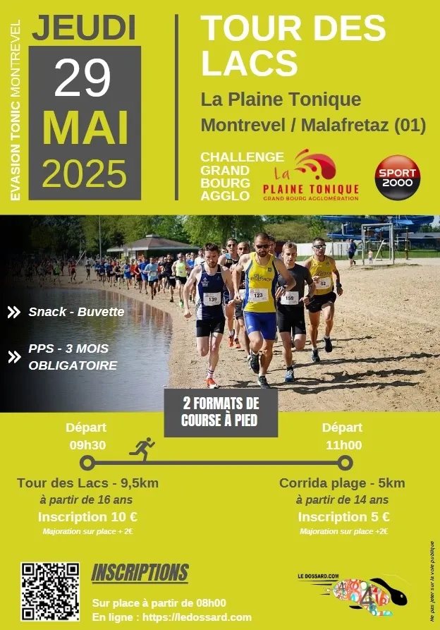 Tour des Lacs – Montrevel en Bresse 2025 Inscription Résultats