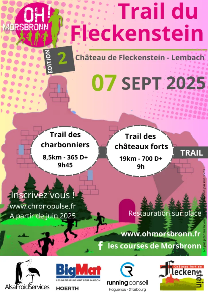 Trail du Fleckenstein 2025 Inscription Résultats