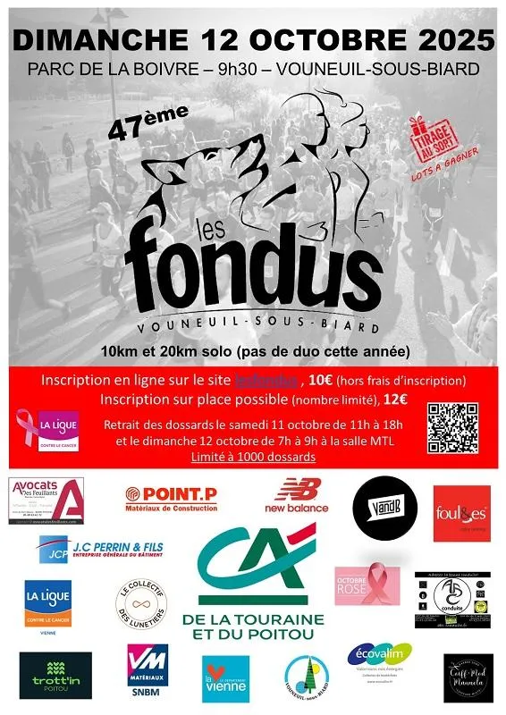 10 et 20 km de Vouneuil sous Biard 2025 Inscription Résultats