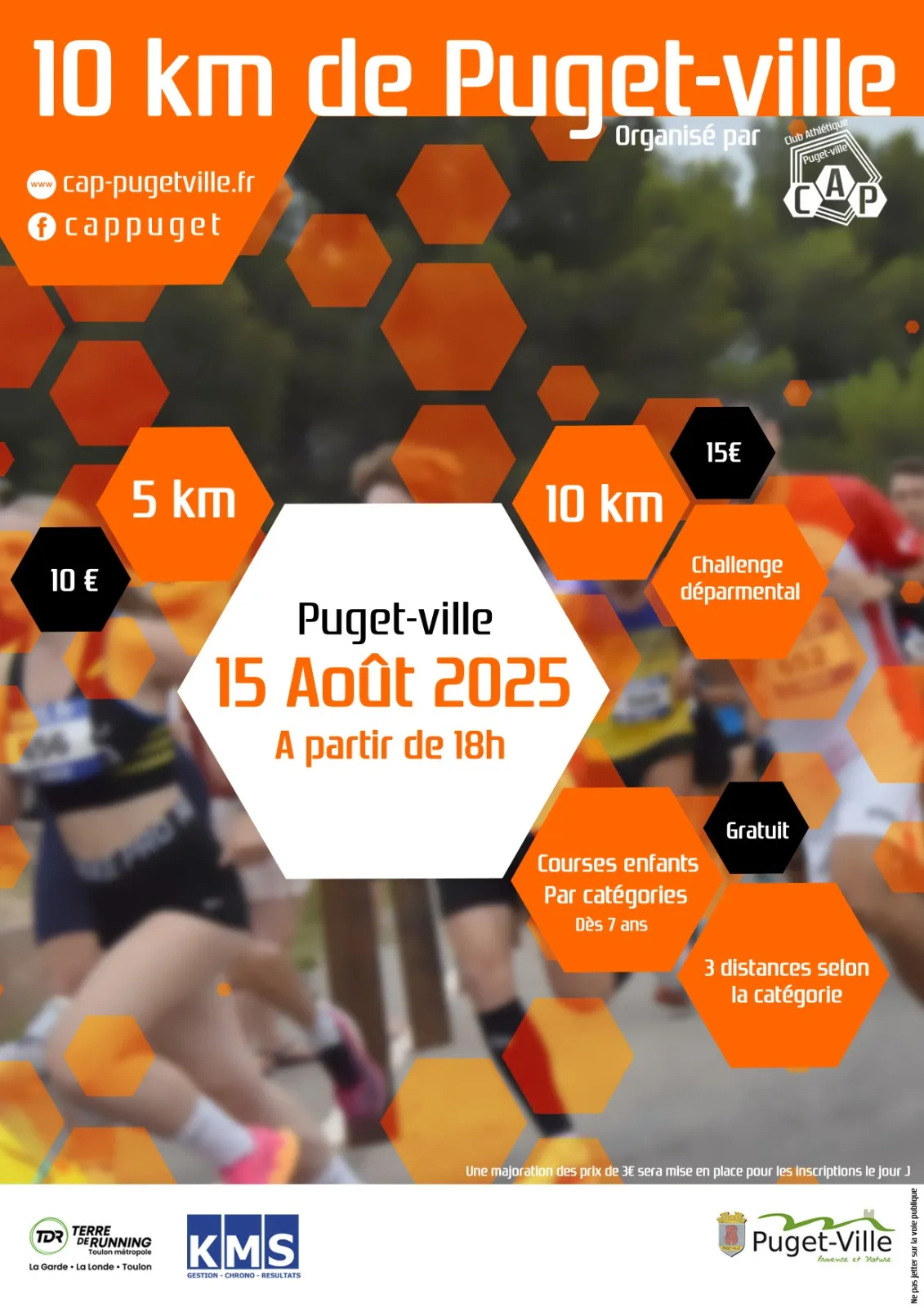 10 km de Puget ville 2025 Inscription Résultats