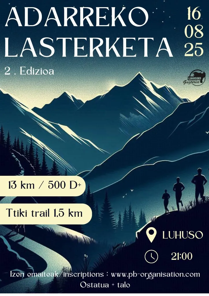 Adarreko lasterketa 2025 Inscription Résultats