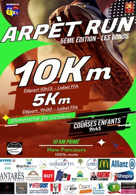 Arpét run – Les Gonds 2025 Inscription Résultats