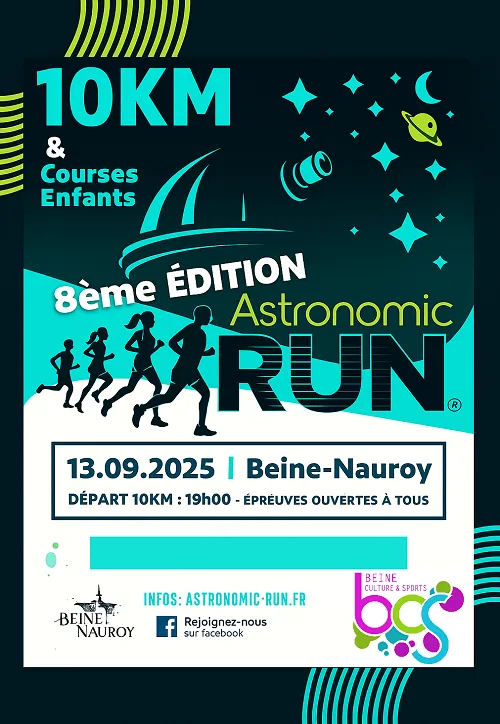 Astronomic run – Beine Nauroy 2025 Inscription Résultats