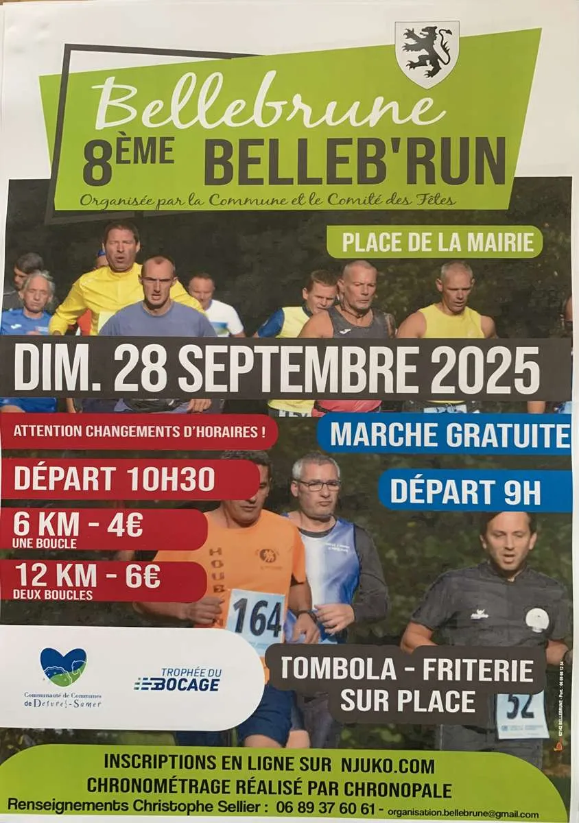 Belleb’Run 2025 Inscription Résultats