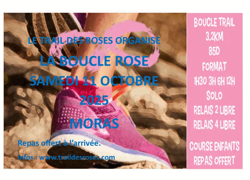 Boucle rose Moras 2025 Inscription Résultats